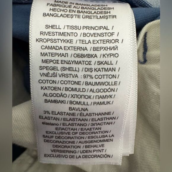 Polo Ralph Lauren Men’s Chino Shorts Sz 32 Classic Fit Light Blue Stretch Golf - Picture 7 of 7